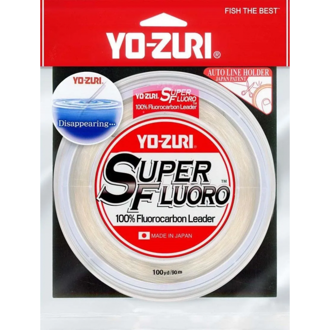 Флюорокарбон YO-ZURI SUPERFLUORO 100YDS 15Lbs 7kg ( 0.331mm) R1499-NC