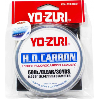 Флюорокарбон YO-ZURI H.D.CARBON 100% Fluorocarbon Leader 0,747мм 27м (clear) Флюорокарбон YO-ZURI H.D.CARBON 100% Fluorocarbon Leader 0,747мм 27м (clear)