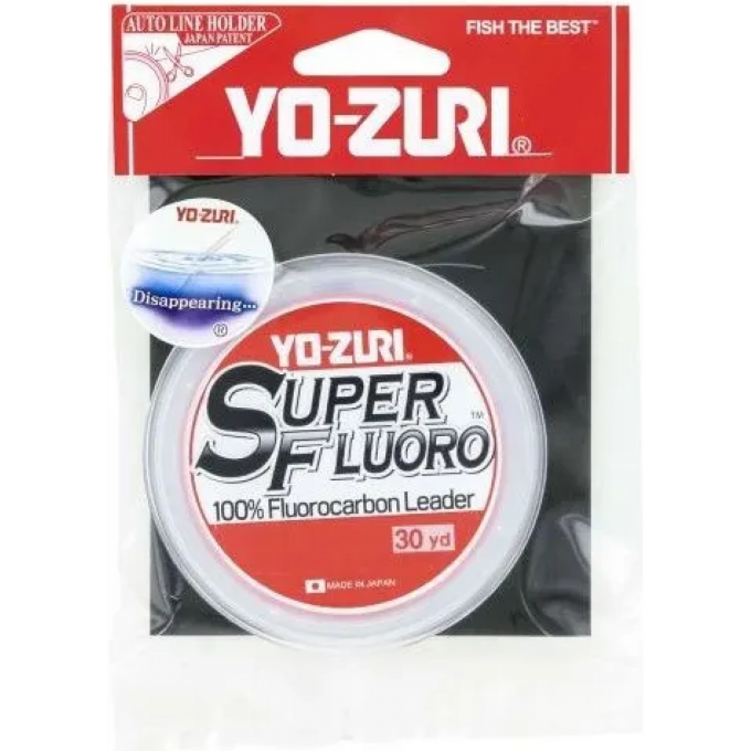 Флюорокарбон YO-ZURI SUPERFLUORO 30YDS 50Lbs 22kg (0.645mm) R1491-NC
