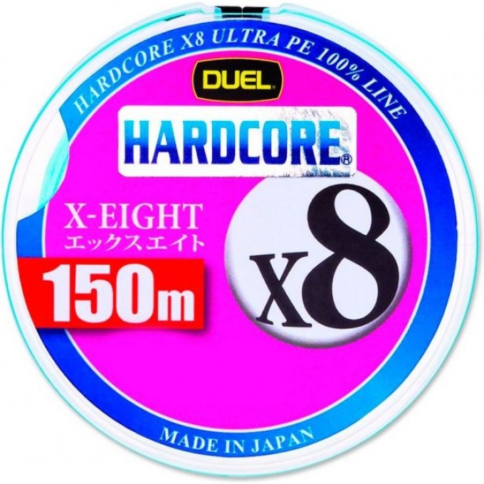 Шнур YO-ZURI PE HARDCORE X8 DUEL 0.6/0.132мм 5.8кг 150м WHITE H3294-W Шнур YO-ZURI PE HARDCORE X8 DUEL 0.6/0.132мм 5.8кг 150м WHITE H3294-W